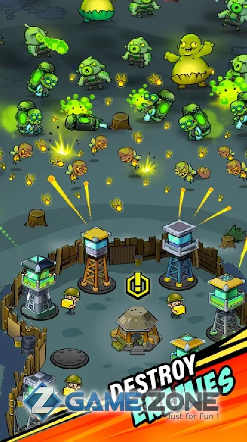 صورة من لعبة Zombie Towers [Mod Money]