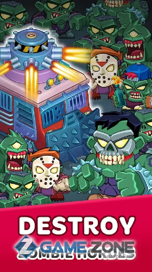 صورة من لعبة Zombie Van Idle Tower Defense [Mod Money]