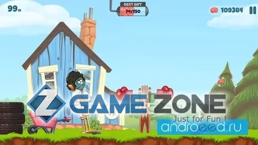 صورة من لعبة Zombies Got a Pogo [Много денег]