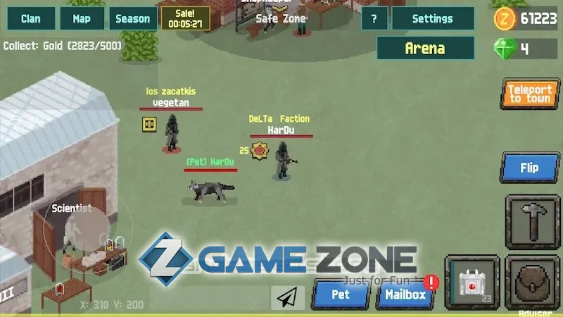 صورة من لعبة Zombix Online