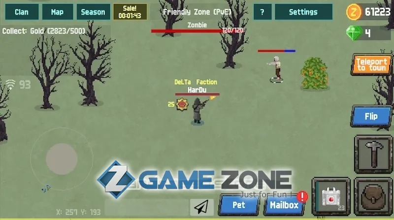 صورة من لعبة Zombix Online