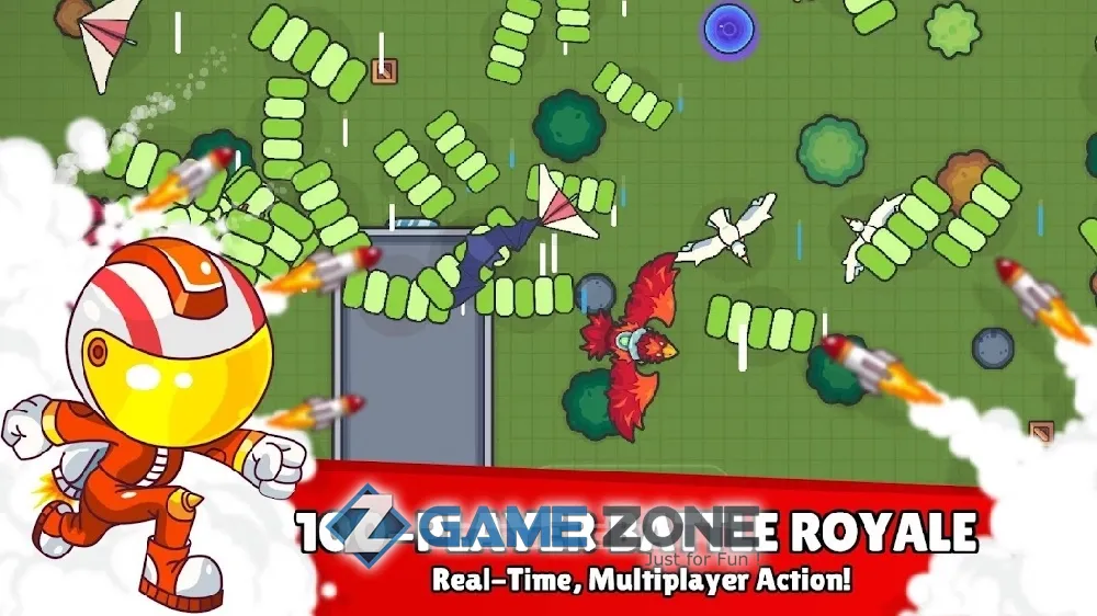صورة من لعبة ZombsRoyale.io