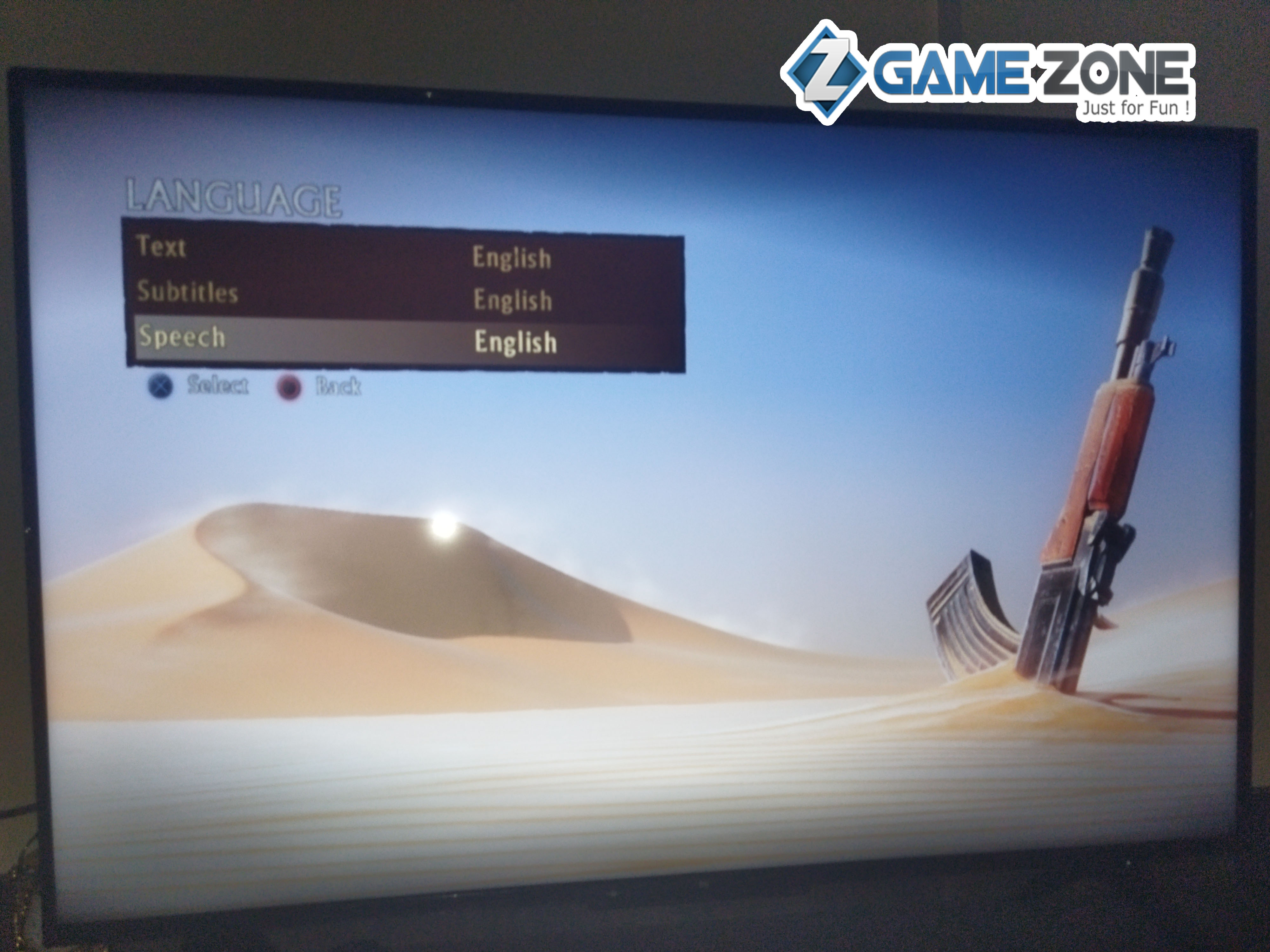 في خيّار LANGUAGE يمكنكم خيّار نوع التّرجمة و الدّبلجة الصّوتيّة.