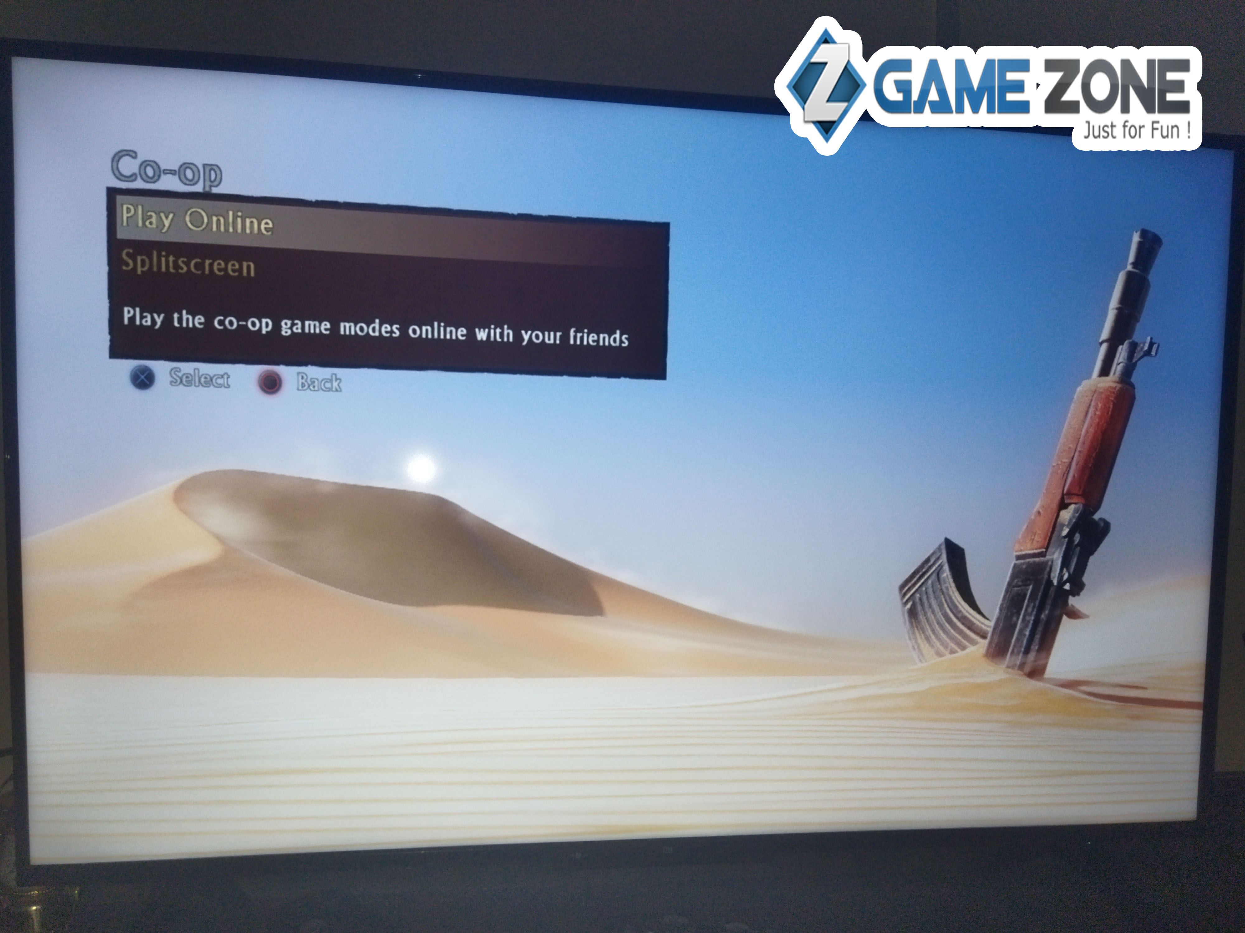 بخصوص طور CO-OP يتطلّب ربط حسابكم بشبكة PSN(الأونلاين).