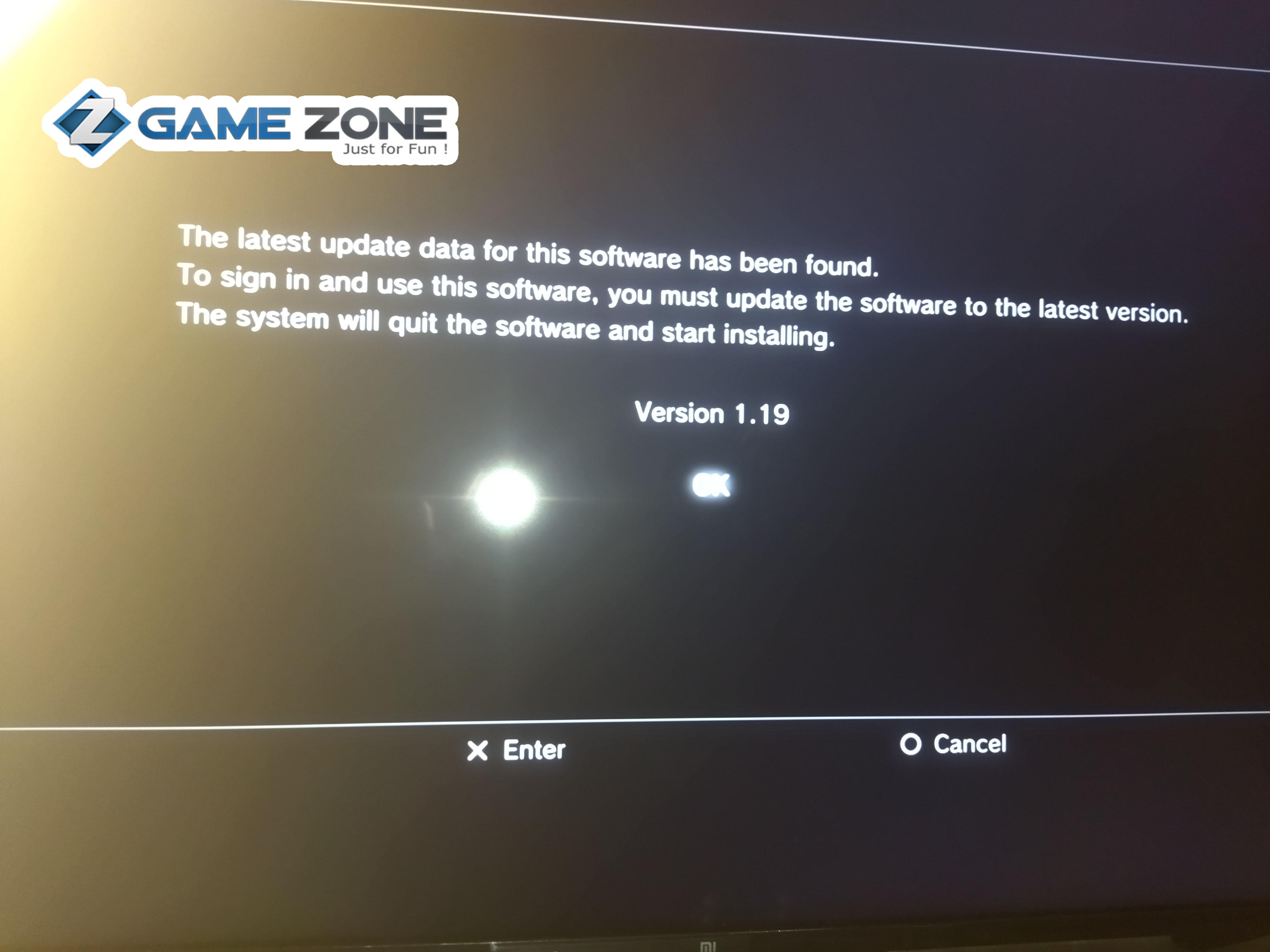 يُرجى تتبيث تحديث اللّعبة لكيّ تشتغل اللّعبة بدون مشاكل.