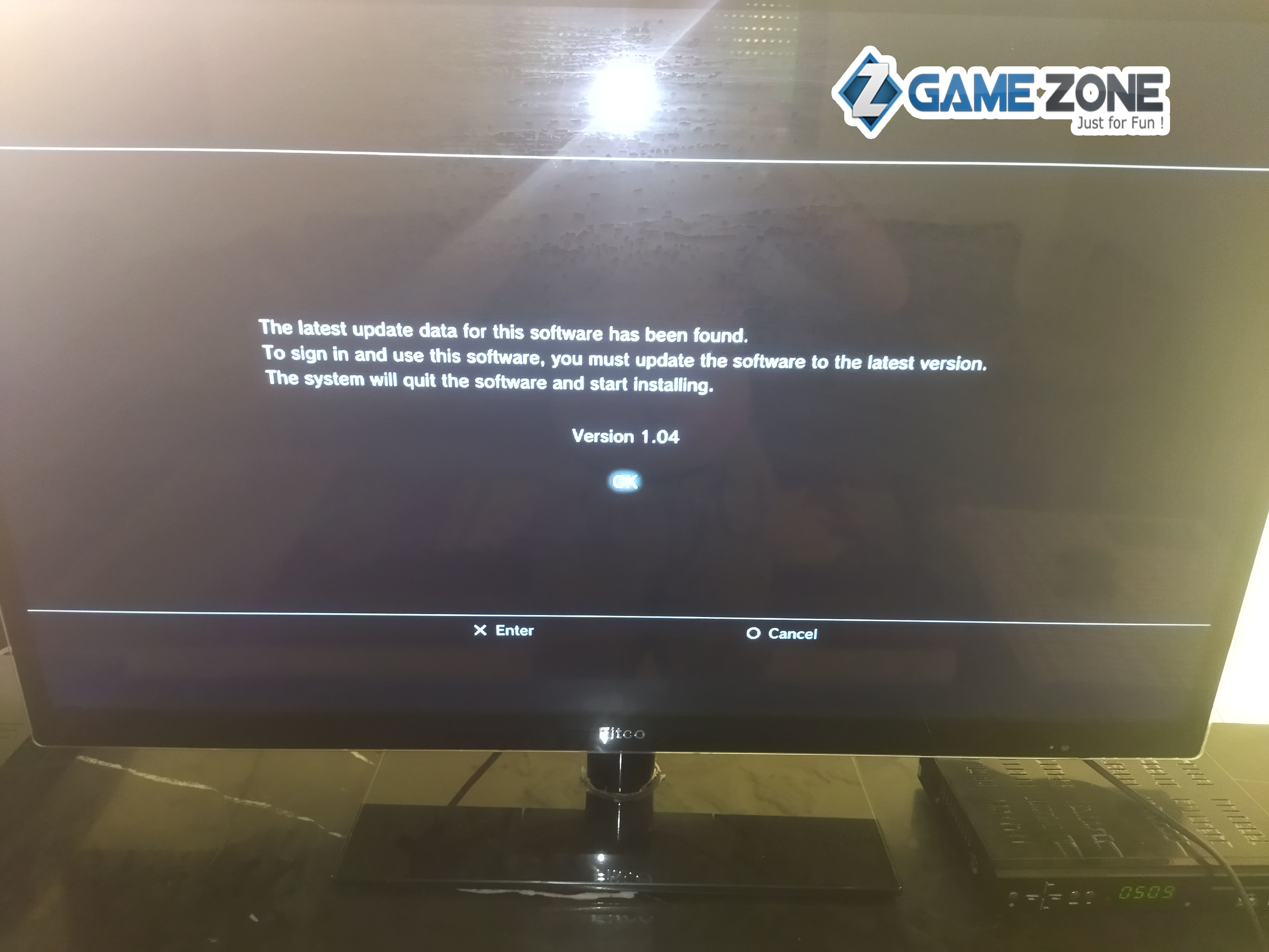 ضرورة تتبيث تحديث اللّعبة